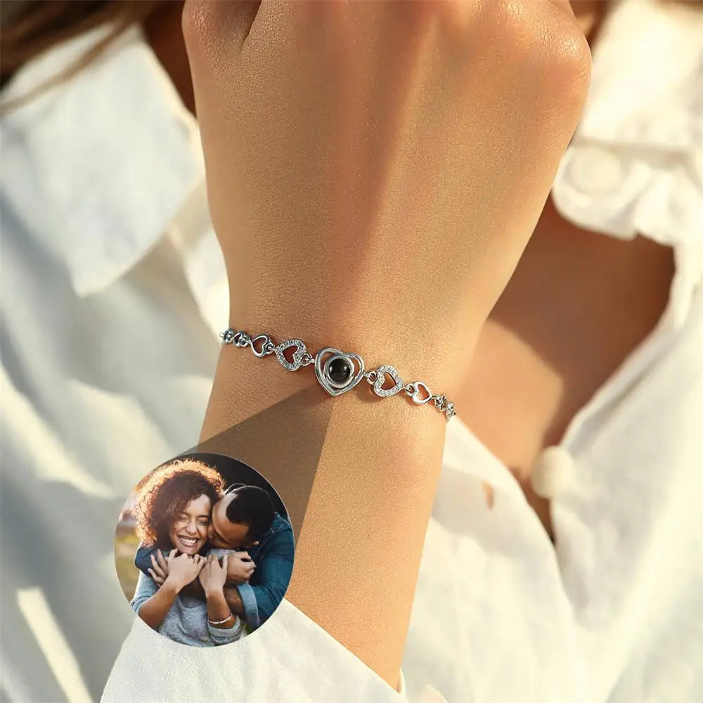 Hjärtarmband – Personligt armband med dolt foto