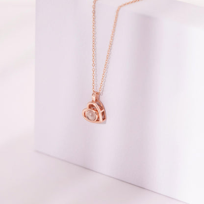 Halsband hjärta - personligt med dolt foto
