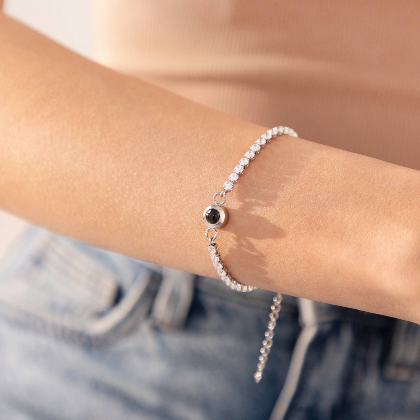 Tennisarmband – Personligt armband med dolt foto